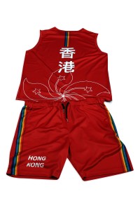 WTV163 Customized Contrast Sports Set Hong Kong Representative Sweatshirts Sweaters Sportswear Manufacturers detail view-16